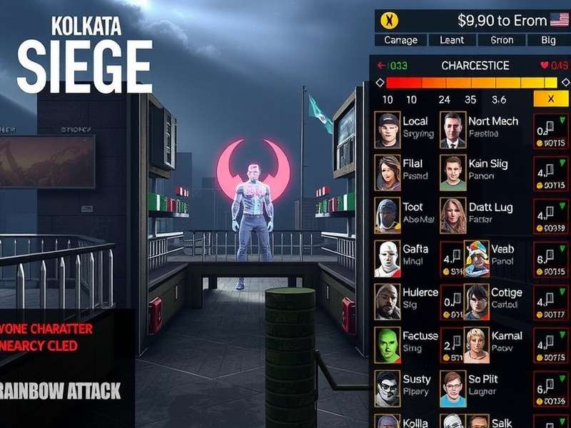Kolkata Siege Rainbow Attack character selection